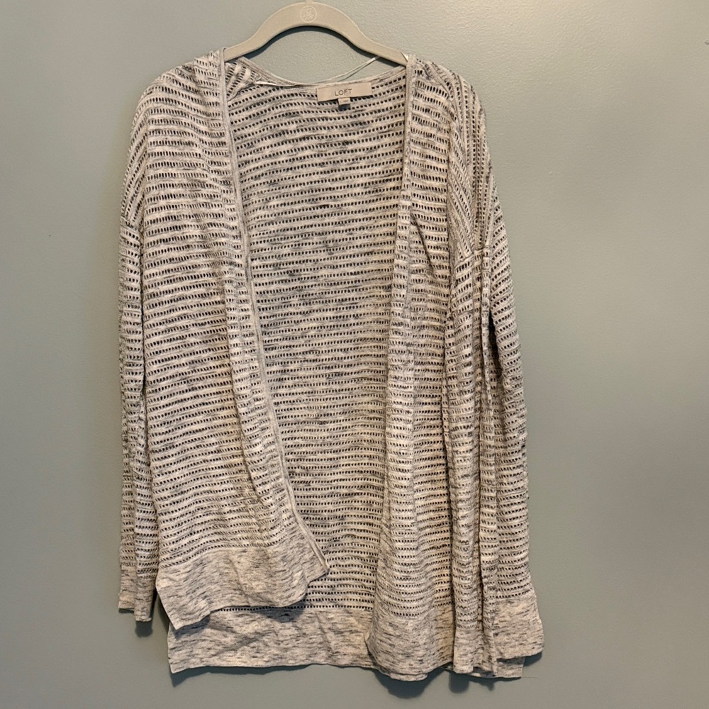 LOFT Women's Gray Cardigan